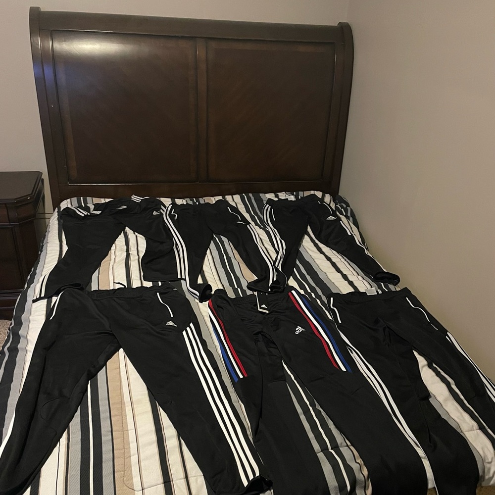 Men’s Adidas Track Soccer Pants Bundle/Lot/Multiple